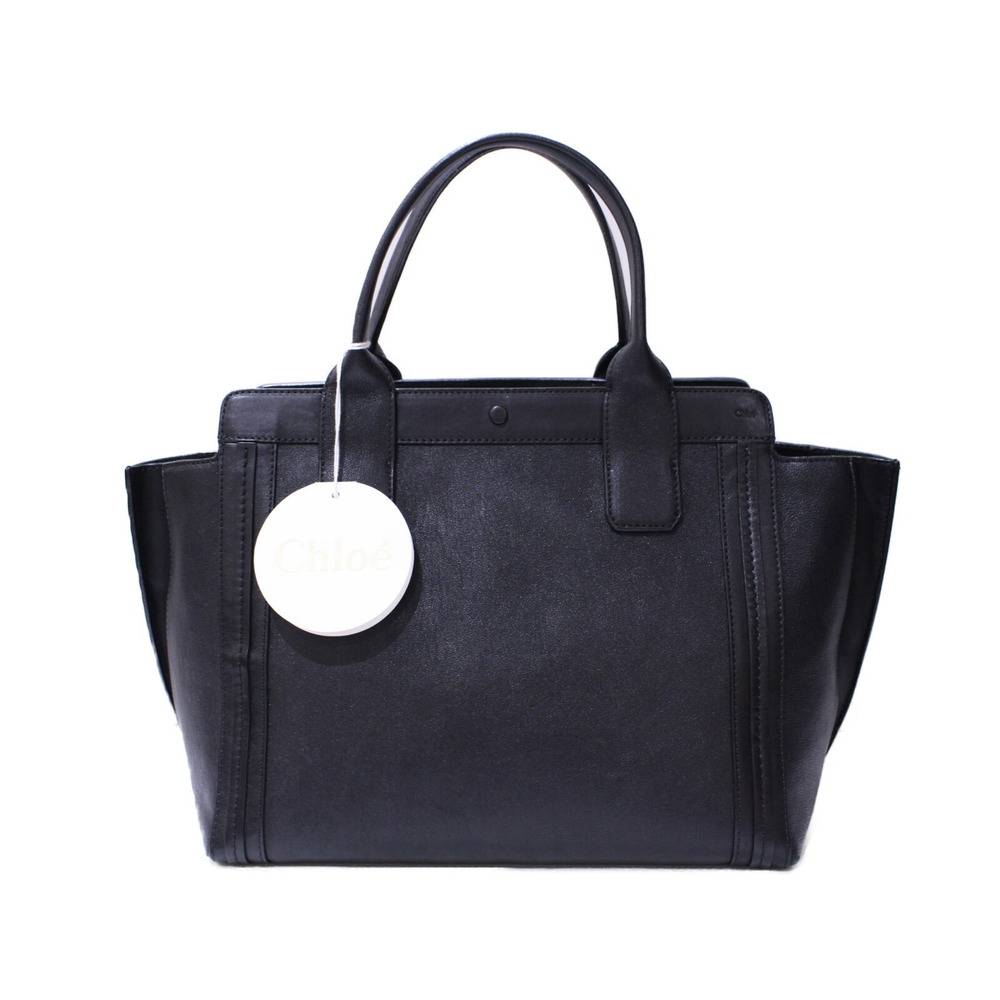 Chloe Allison Black Leather Handbag Bag
